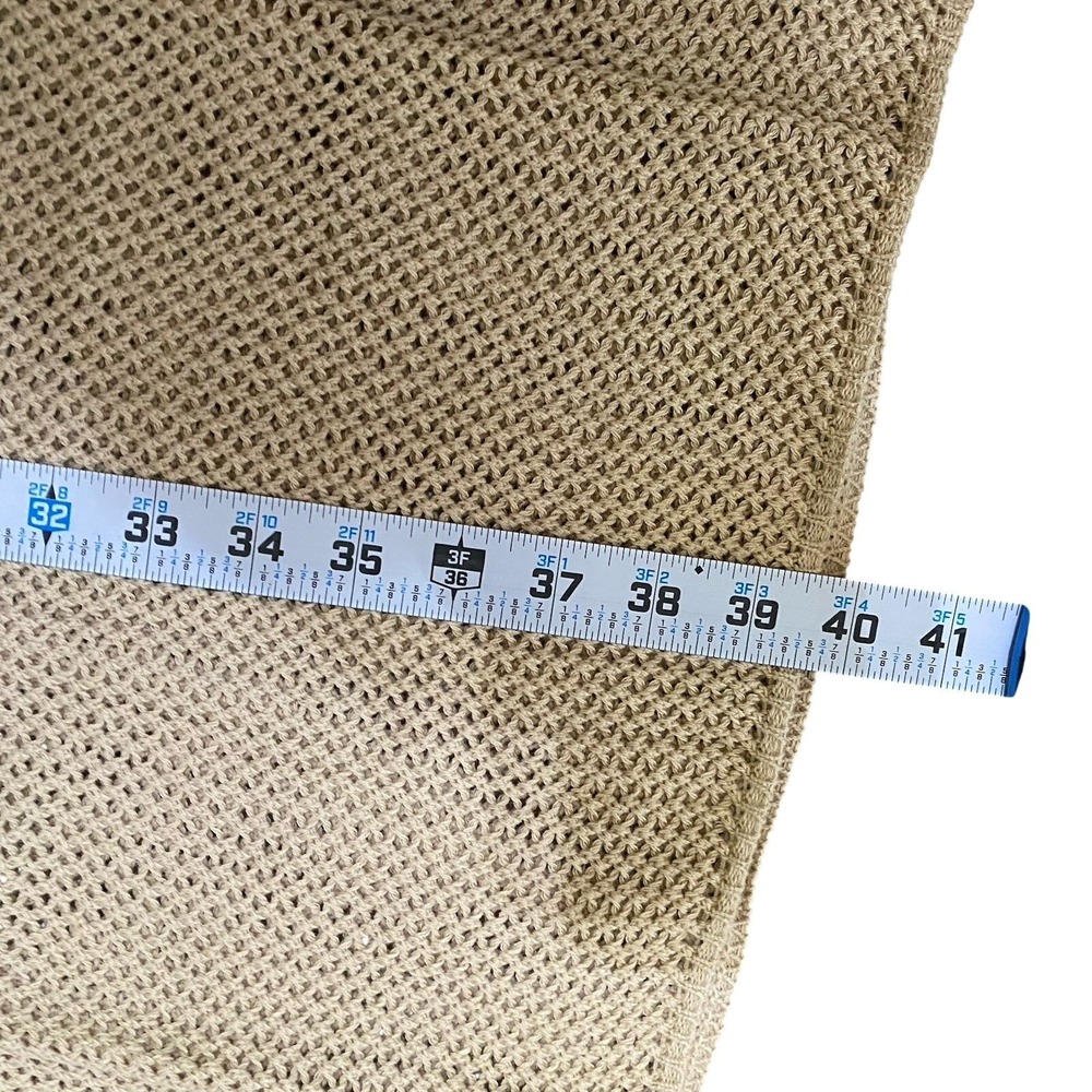 Beige Crochet Maxi Swim Cover-Up Skirt - Picture 7 of 9